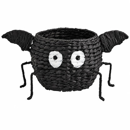 Bol à bonbons Halloween chauve-souris Mud Pie, bol de service sur pied en jacinthe