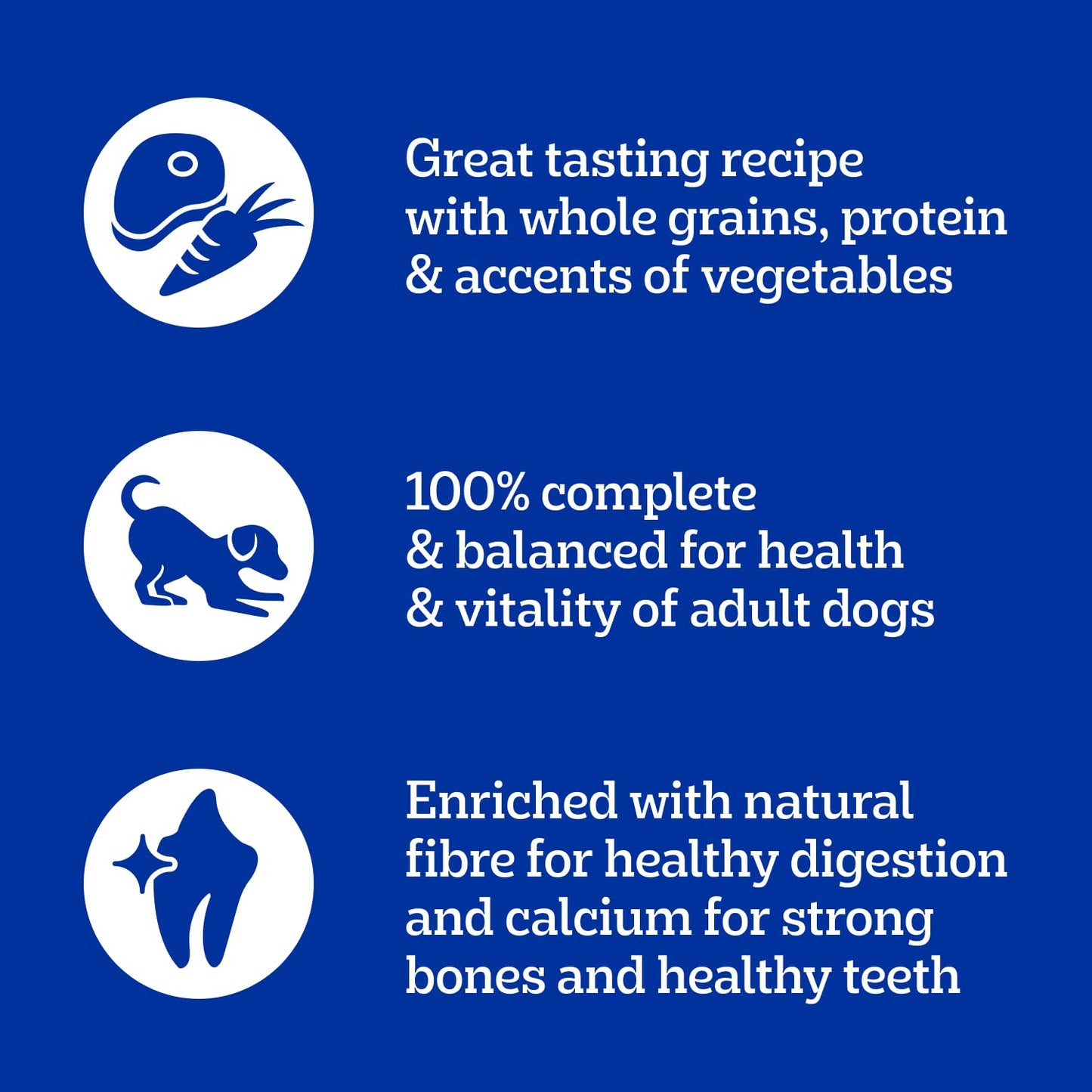 PEDIGREE Vitality+ Dry Food for Adult Dogs, Roasted Chicken & Vegetable Flavour, 100% Complete and Balanced Nutrition, 20kg Bag - Available at All In One Marketplace Canada