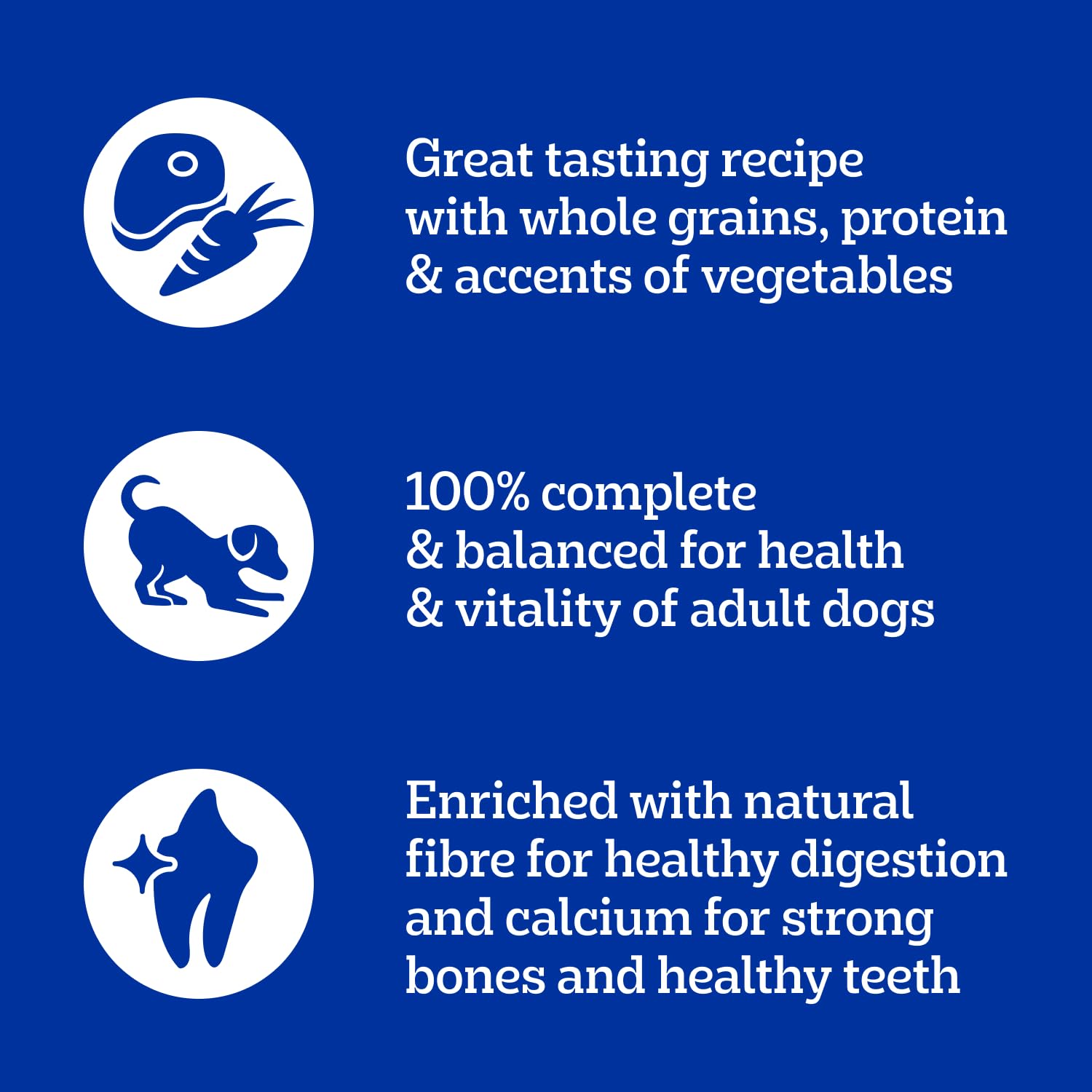 PEDIGREE Vitality+ Dry Food for Adult Dogs, Roasted Chicken & Vegetable Flavour, 100% Complete and Balanced Nutrition, 20kg Bag - Available at All In One Marketplace Canada