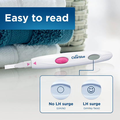 Clearblue Digital Ovulation Test Predictor Kit, Plus Bonus Rapid Detection Pregnancy Test, 10 Ovulation Tests & 1 Pregnancy Test Clearblue