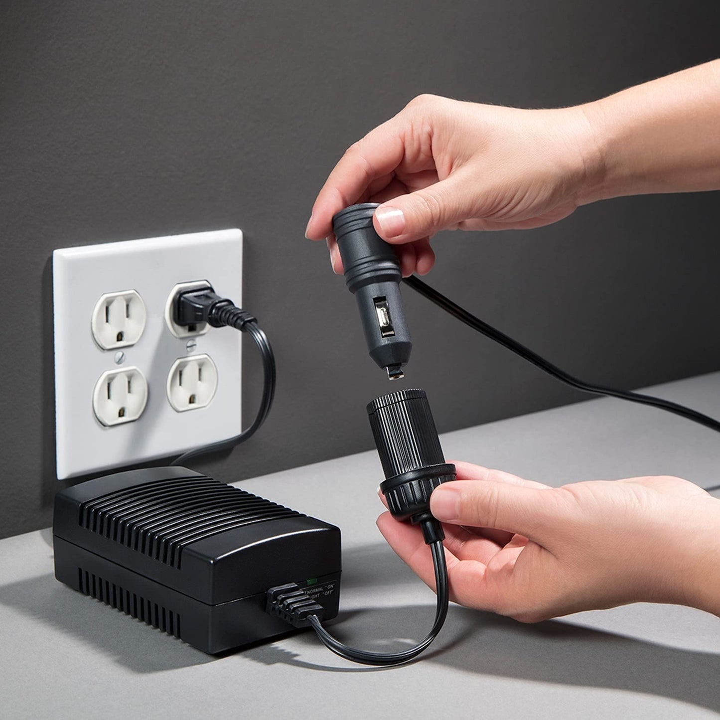 Koolatron Power Adapter - 12V 5A Converter for Car Fridge, Portable Devices, Vehicle Supplies, Replacement Cable, Extender Charger, Wall Outlet, Transformer for Cooler, 110V AC to 12V DC Koolatron