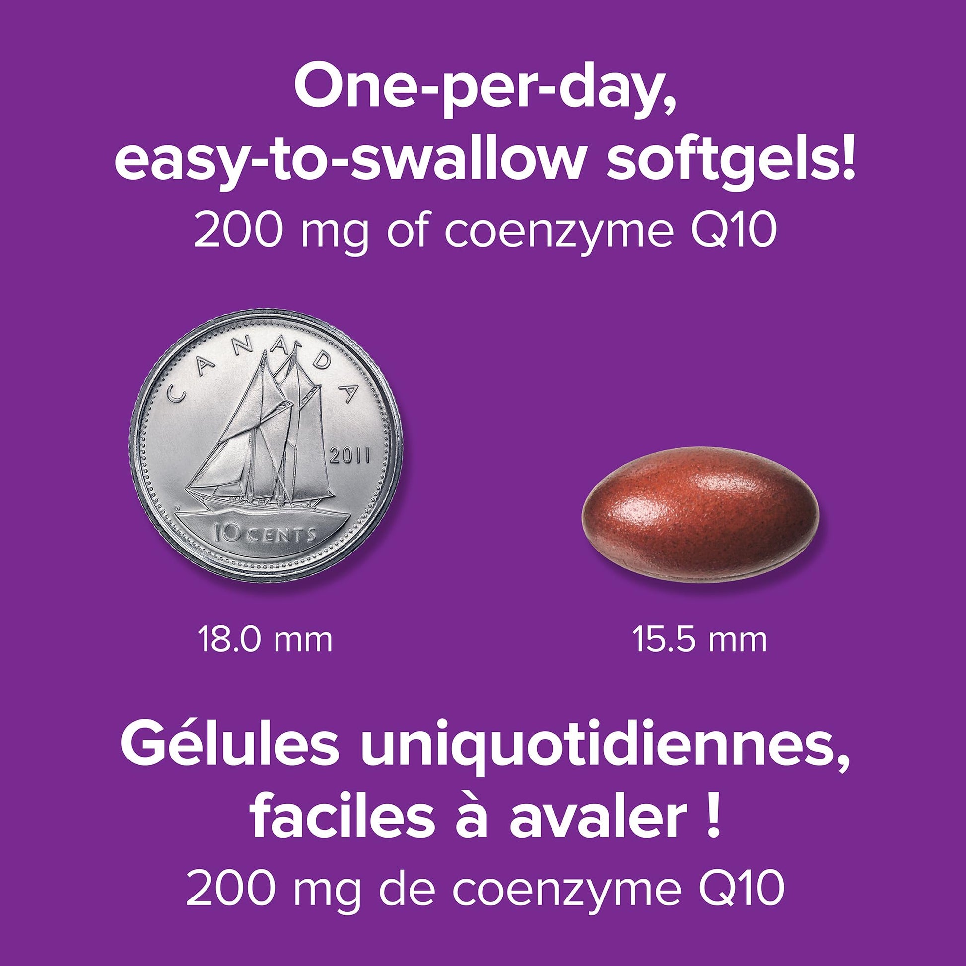 Webber Naturals Coenzyme Q10 (CoQ10) 200 mg, High Potency Antioxidant, Non-GMO, Gluten Free, 60 softgels, for Heart Health and Cellular Energy Production