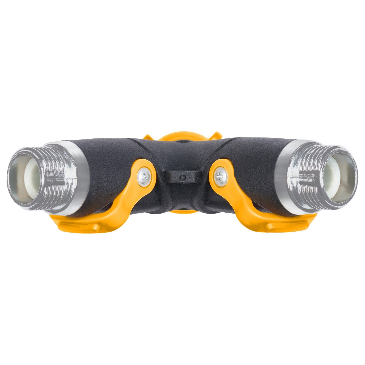 Melnor 65170AMZ 2 Way Lever Flow Through Valve Connector Bundle, Yellow, Black Melnor