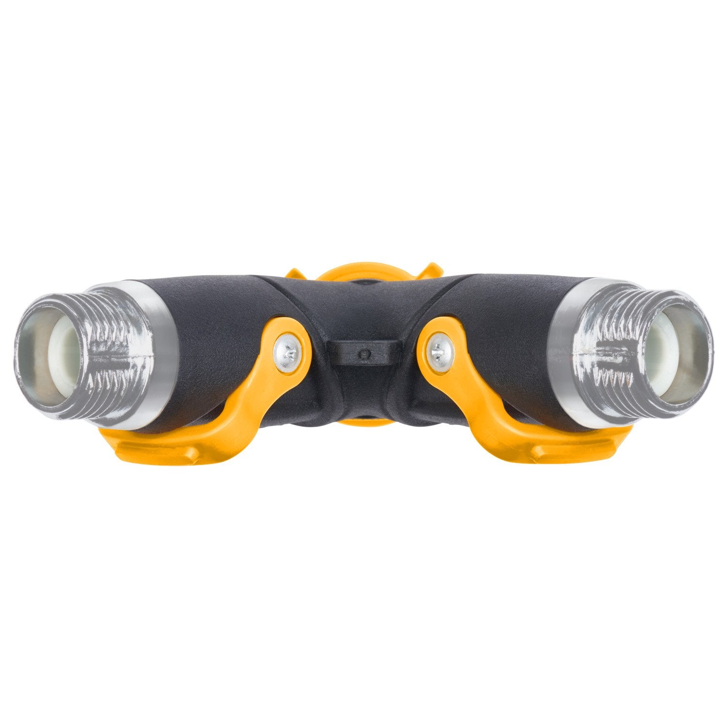Melnor 65170AMZ 2 Way Lever Flow Through Valve Connector Bundle, Yellow, Black Melnor