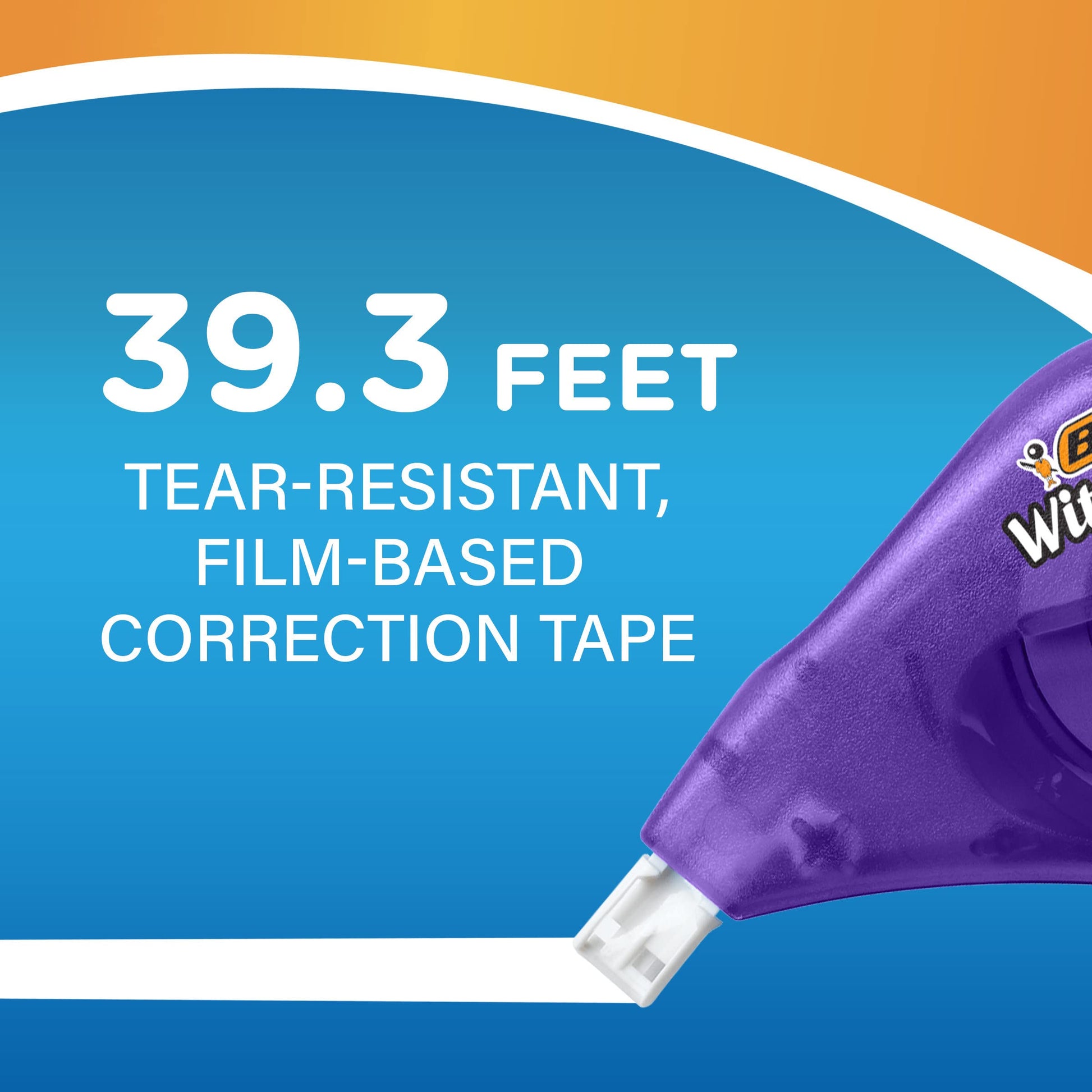 BIC Wite-Out Correction Tape, 4 Tapes