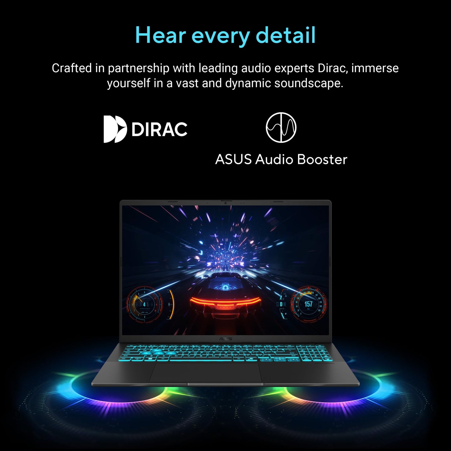 ASUS Gaming V16 Gaming Laptop, 16” 144Hz Anti-Glare Display, Intel Core 7 Processor 240H, GeForce RTX 3050, 16GB Memory, 1TB SSD, Windows 11 Home, V3607VJ-AS74-CA Asus