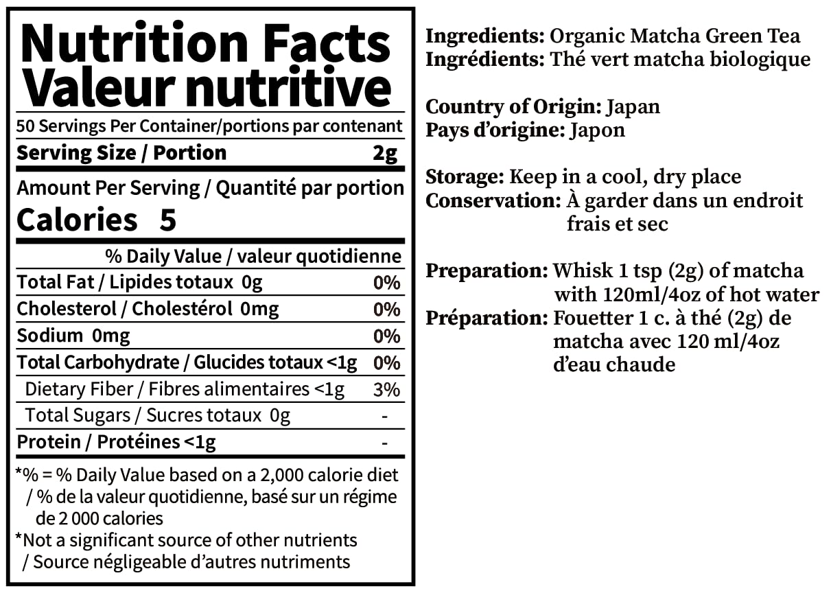 YEDOENSIS Premium Matcha - Organic Japanese Green Tea Powder, JAS Certified, Vegan & Gluten-Free (100g)