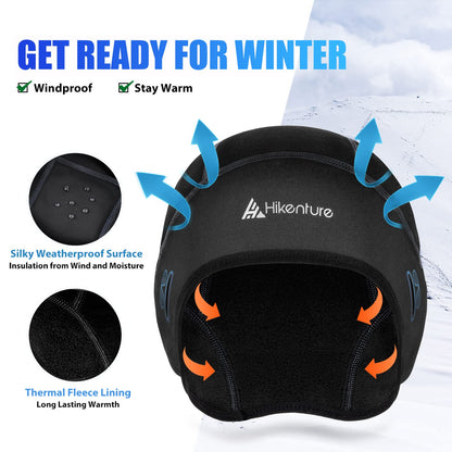 HIKENTURE Winter Skull Cap, Windproof Helmet Liner for Men Women, Black 🍁 All In One Marketplace Canada