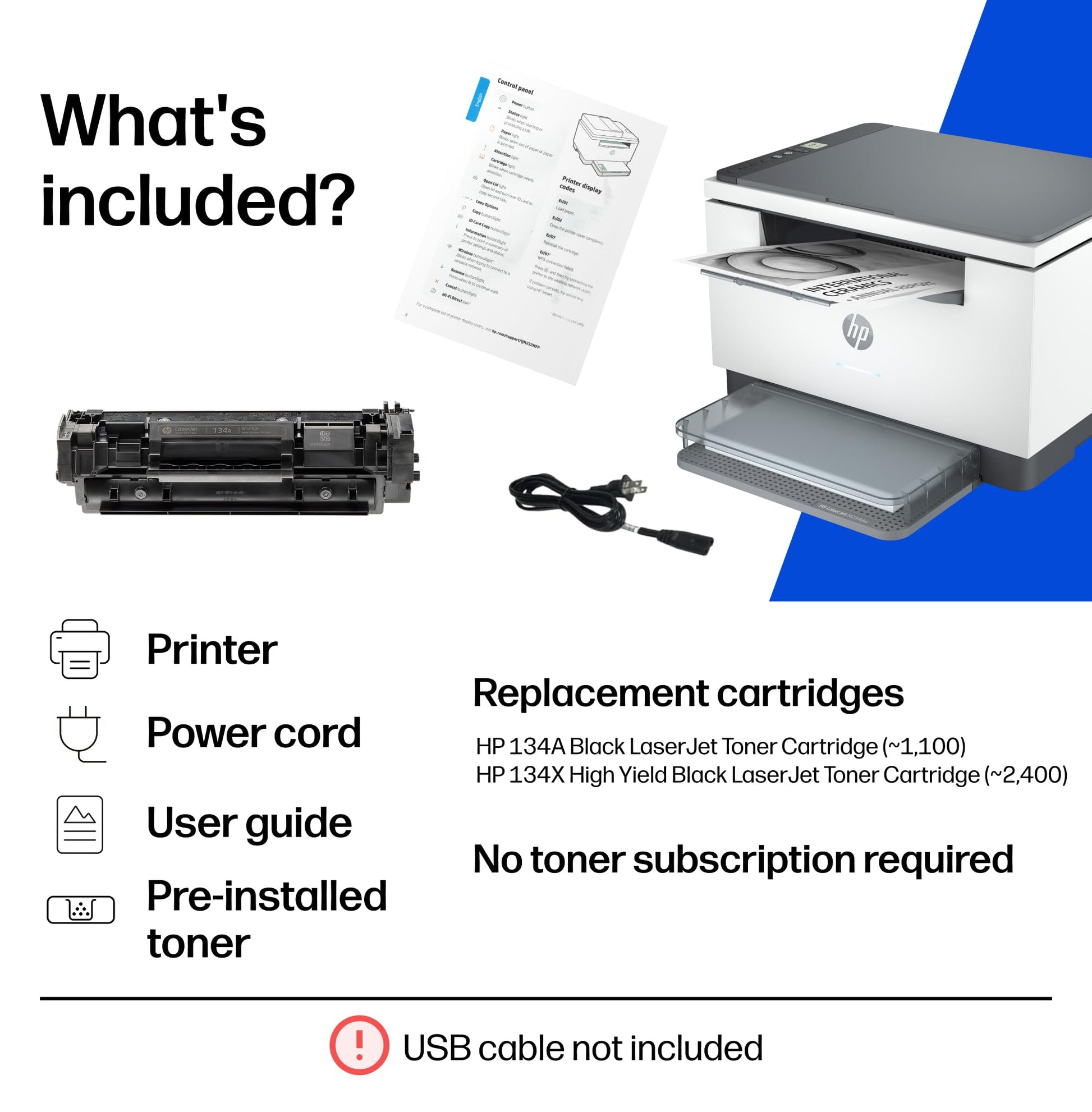 HP LaserJet MFP M234dw Printer | 6GW99F HP