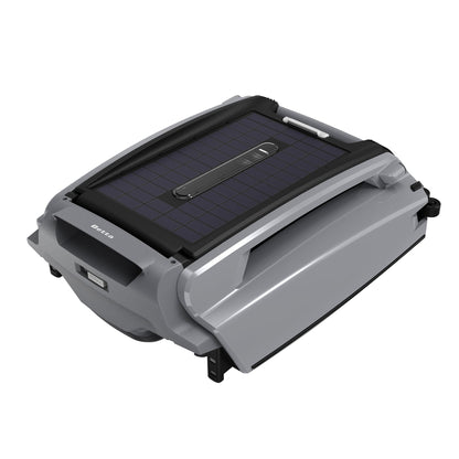 Betta SE Plus - Solar-Powered Robotic Pool Skimmer with 24/7 Continuous Cleaning Power, Dual Charging Options, Twin Salt Chlorine Tolerant Motors, and Shallow Water Safeguard