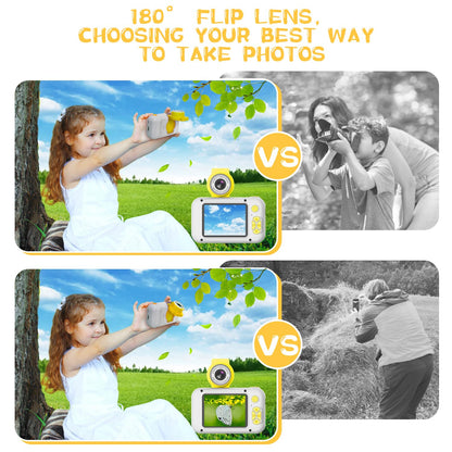 ARNSSIEN Kids Camera with Video,180°Flip Lens,2.4" Selfie Camera for Kids 🍁 All In One Marketplace Canada