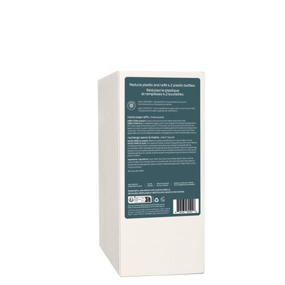 ATTITUDE Liquid Hand Soap Refill, EWG Verified, Made in Canada, Plant and Mineral-Based, Vegan Personal Care Products, Pine & Sage Scent, 2 L