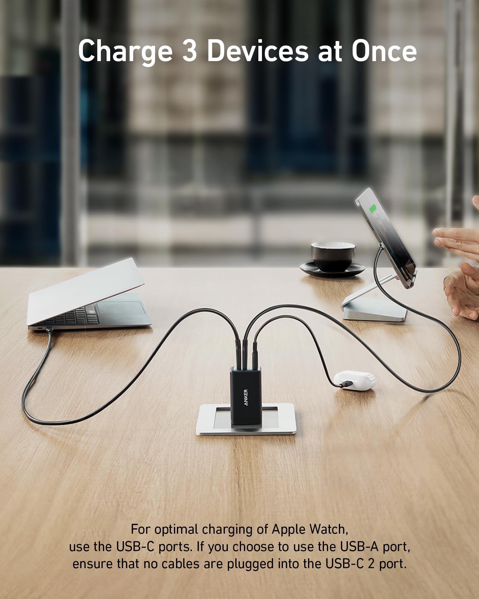 Anker USB C Charger Block(Nano II 65W), iPhone Charger 3-Port Fast Foldable, Wall Charger for iPhone 17/16/16 Pro, MacBook Pro/Air, iPad Pro, Galaxy S20, Dell XPS 13, Note 20/10+, Steam Deck, and More - Available at All In One Marketplace Canada