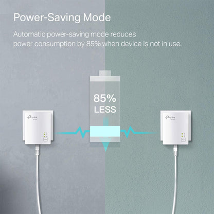 TP-Link Powerline Ethernet Adapter Starter Kit (TL-PA7017 KIT) - AV1000 Gigabit Port, Plug&Play, Ethernet Over Power, Nano Size, Ideal for Smart TV, Online Gaming, Wired Connection Only - Available at All In One Marketplace Canada