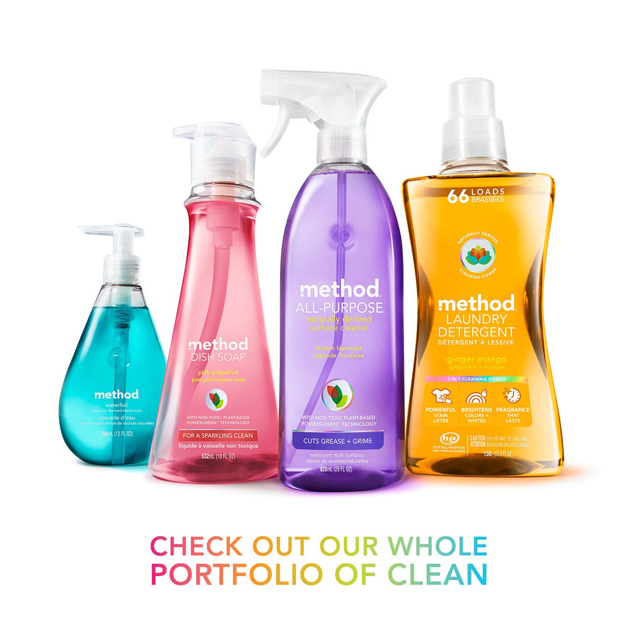 method Foaming Hand Soap, Biodegradable Formula with Foaming Soap Dispenser Made of 100% Recycled Plastic, Sweet Water Scent, 300 ml Soap Pump Bottles, 6 Pack Method