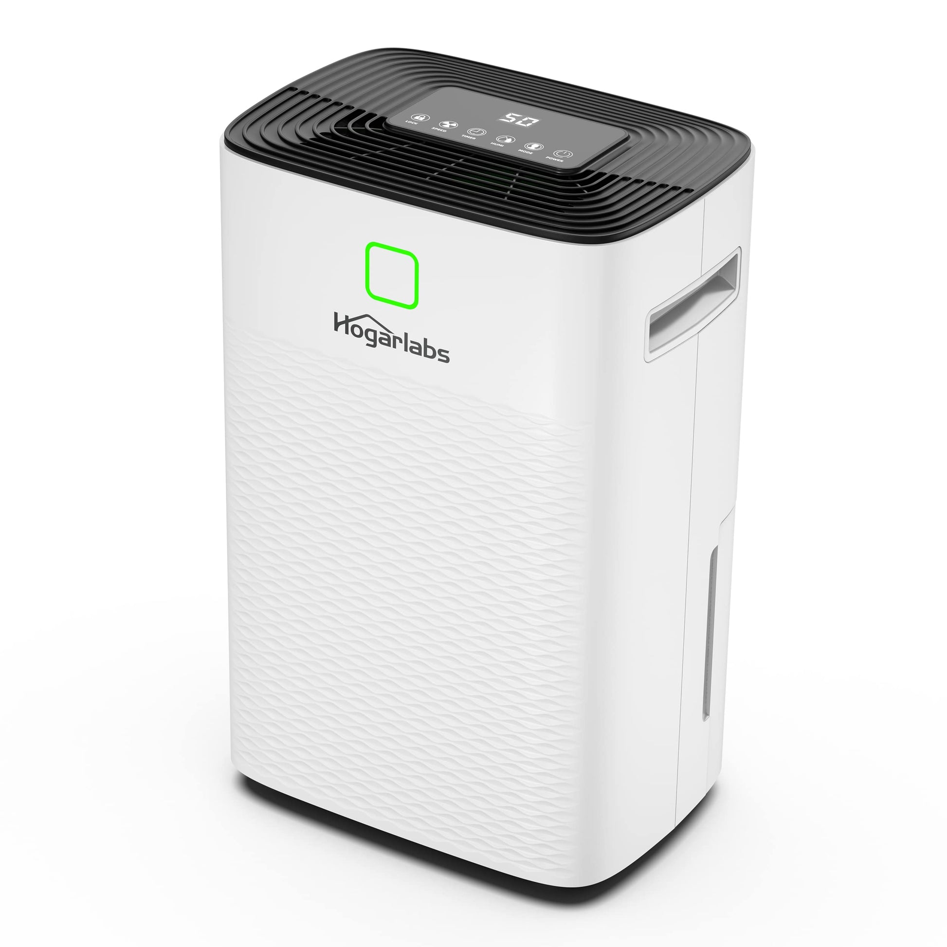 HOGARLABS 34 Pint Smart Dehumidifiers for Home and Basements, with 3 Working Modes, Overflow Protection, and Auto Shut off Restart. Ultra Silent Dehumidifier with Drain Hose and Digital Control Panel. - Available at All In One Marketplace Canada