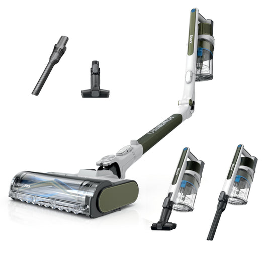 Shark PowerPro Flex Pet Plus Cordless Vacuum, FloorDetect Technology, MultiFLEX Wand, HEPA Filter, for Carpets & Hard Floors, Up to 50-Minute Runtime, Powerful Pet Hair Pickup, Olive, IZ387H - Available at All In One Marketplace Canada