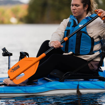 Pelican - Telescoping Universal Emergency Paddle - Collapsible Kayak Oar - Safety Boat Accessory Pelican