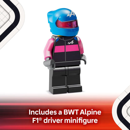 LEGO Speed Champions – Jouet de Voiture de Course BWT Alpine F1 Team A524 – Set de Construction pour Enfants, Garçons et Filles, 10 ans et plus – Voiture Jouet pour Fans de F1 – Idée Cadeau d’Anniversaire – 77248