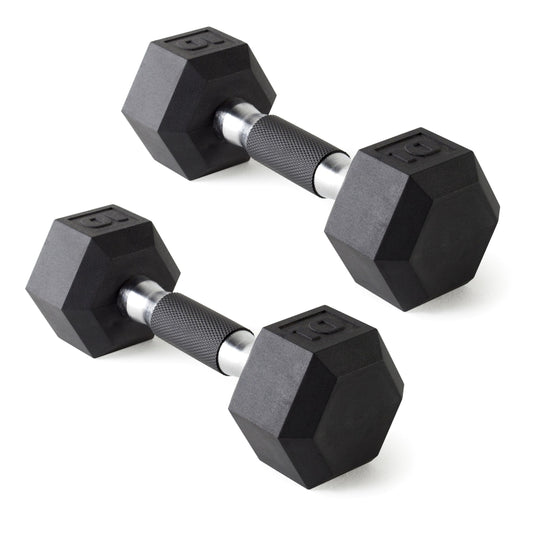 CAP Barbell 10 LB Coated Hex Dumbbell Weight Pair with Padded Grip 🍁 All In One Marketplace Canada