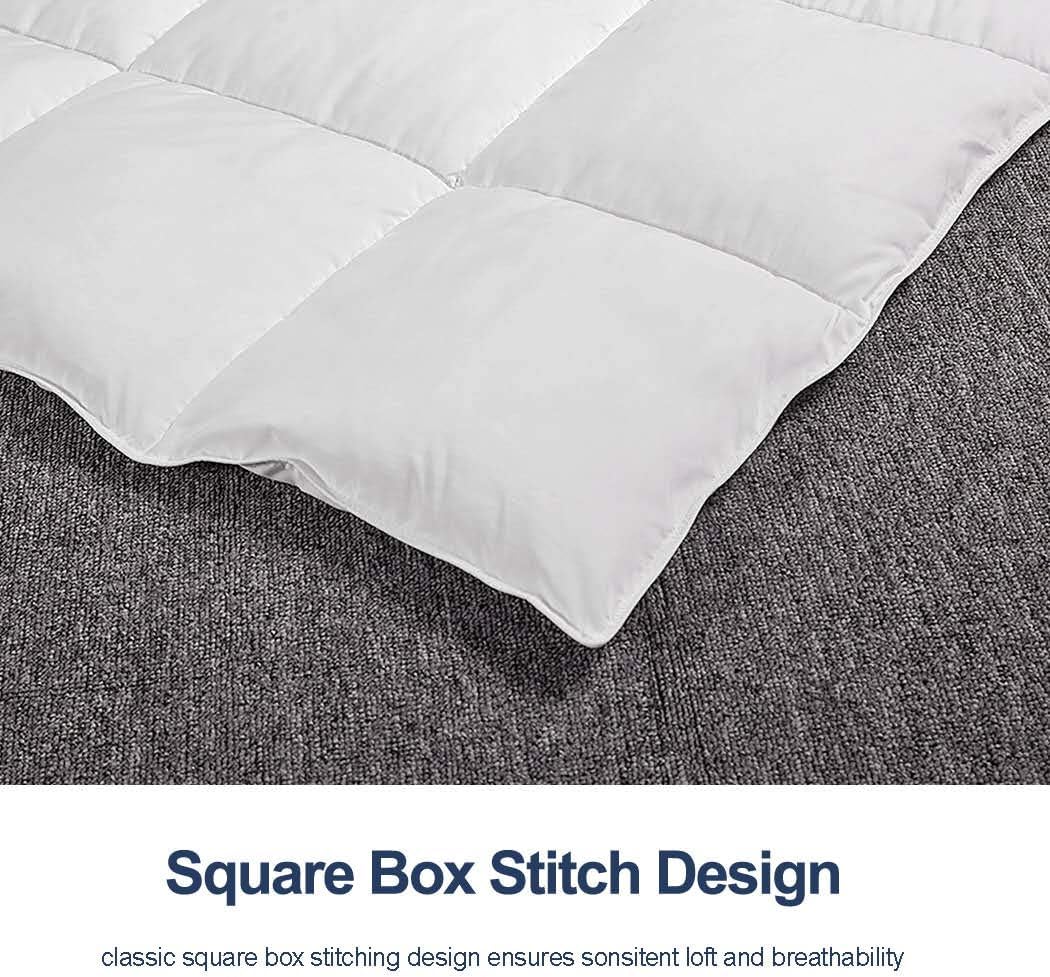 ACCURATEX Twin Duvet,500GSM Filling Soft Down Alternative Comforter,68x88 🍁 All In One Marketplace Canada