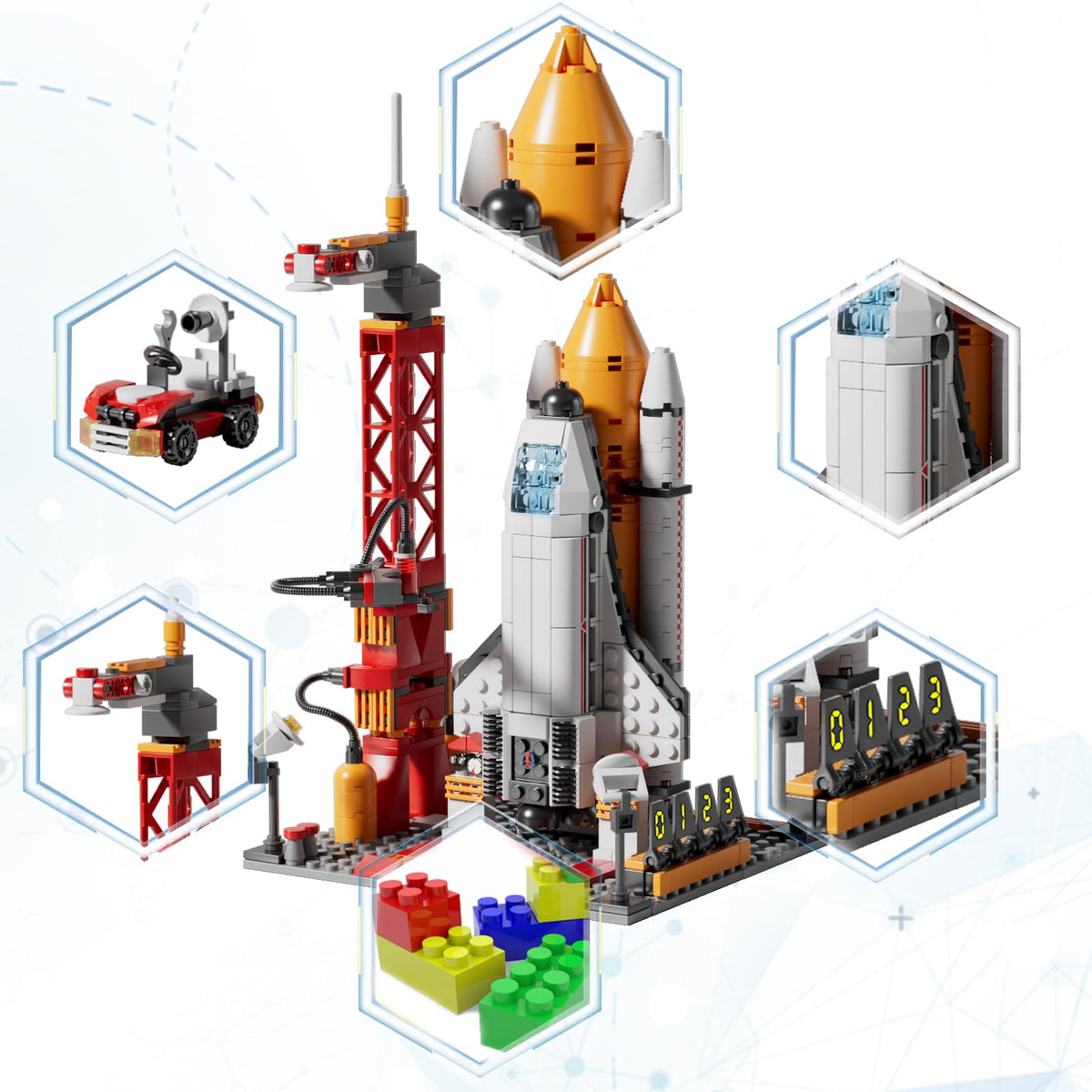 City Space Exploration Shuttle Building Sets Toys for Kids 🍁 All In One Marketplace Canada