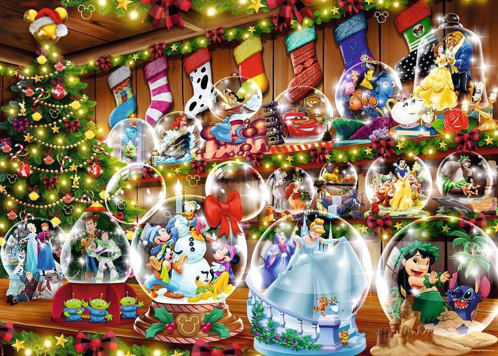 Ravensburger Disney Christmas 1000 Piece Holiday Jigsaw Puzzle for Adults - 12000537 - Handcrafted Tooling, Made in Germany, Every Piece Fits Together Perfectly 🍁 All In One Marketplace Canada