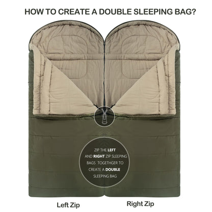 HiZYNICE Sleeping Bags for Adults XXL Cold Weather 🍁 All In One Marketplace Canada