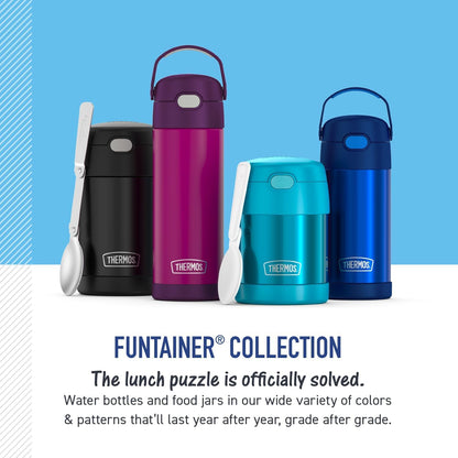 THERMOS FUNTAINER Water Bottle with Straw, 14oz, Frozen