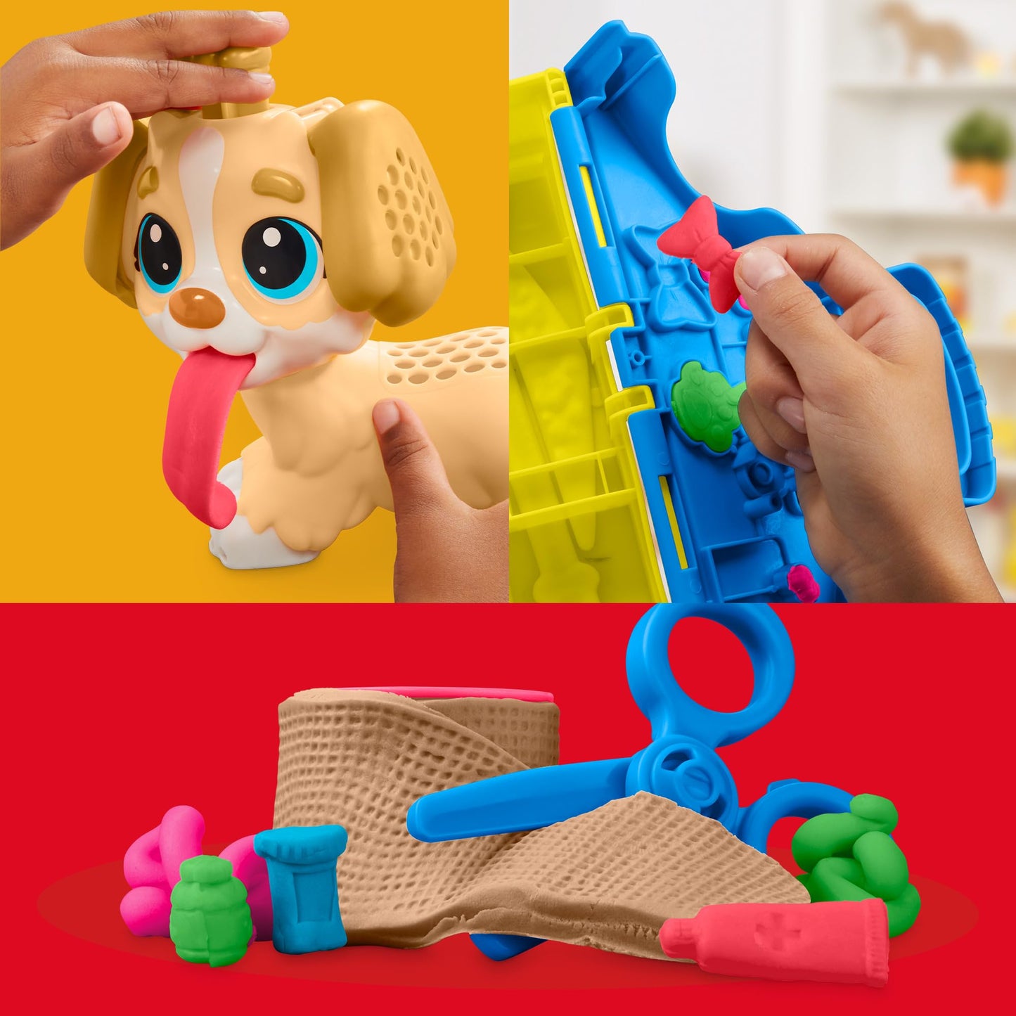 Play-Doh Care 'n Carry Vet Playset for Kids 3 Years and Up with Toy Dog, Storage, 10 Tools, and 5 Modeling Compound Colors, Non-Toxic 🍁 All In One Marketplace Canada