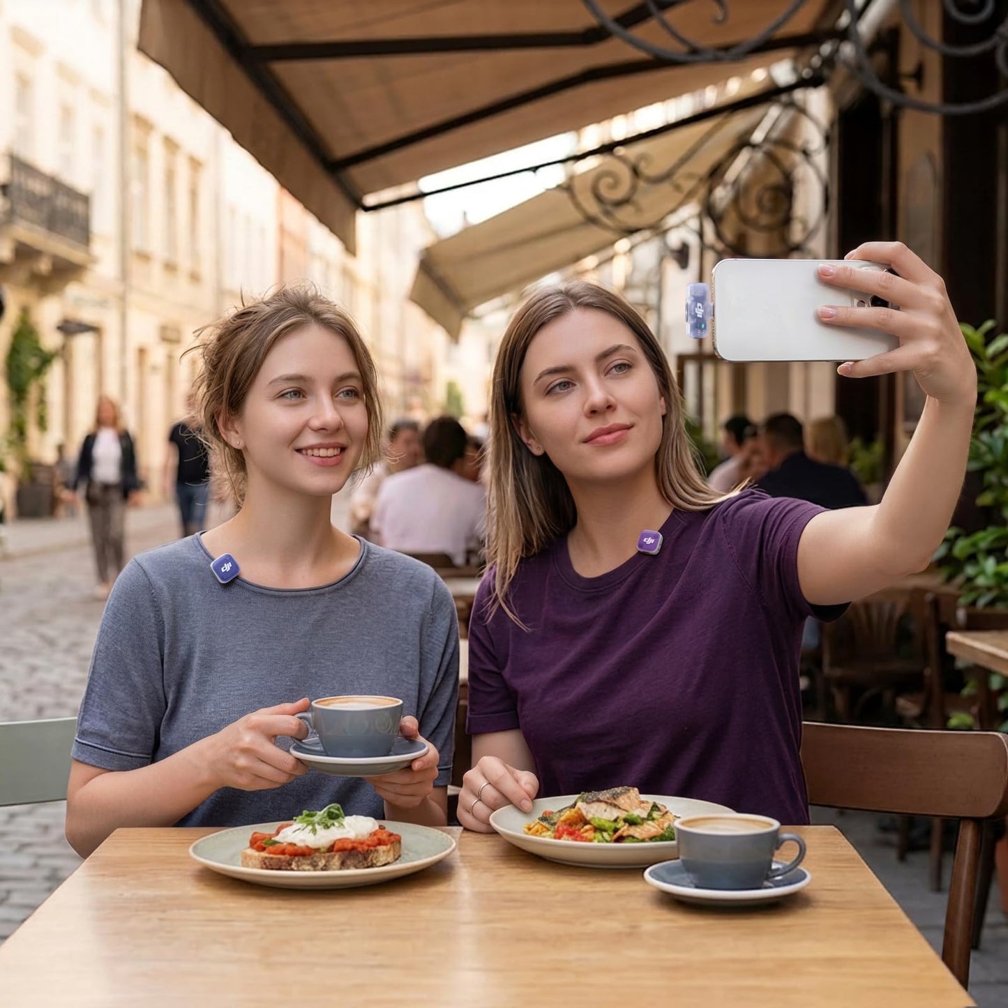 DJI Mic Mini 2 (2 émetteurs + 1 récepteur mobile + étui de charge), micro-cravate sans fil pour vlogging pour iPhone/Android/appareil photo, microphone Bluetooth, Plug-and-Play, 90h d'autonomie, streaming, suppression du bruit