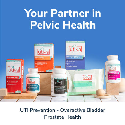 Utiva UTI Test Strips – Home Test Kit for Urinary Tract Infection – Clinically Accurate Results in 2 Minutes – Urine Testing Strips for Women and Men, 3 Individual At Home UTI Tests - Available at All In One Marketplace Canada