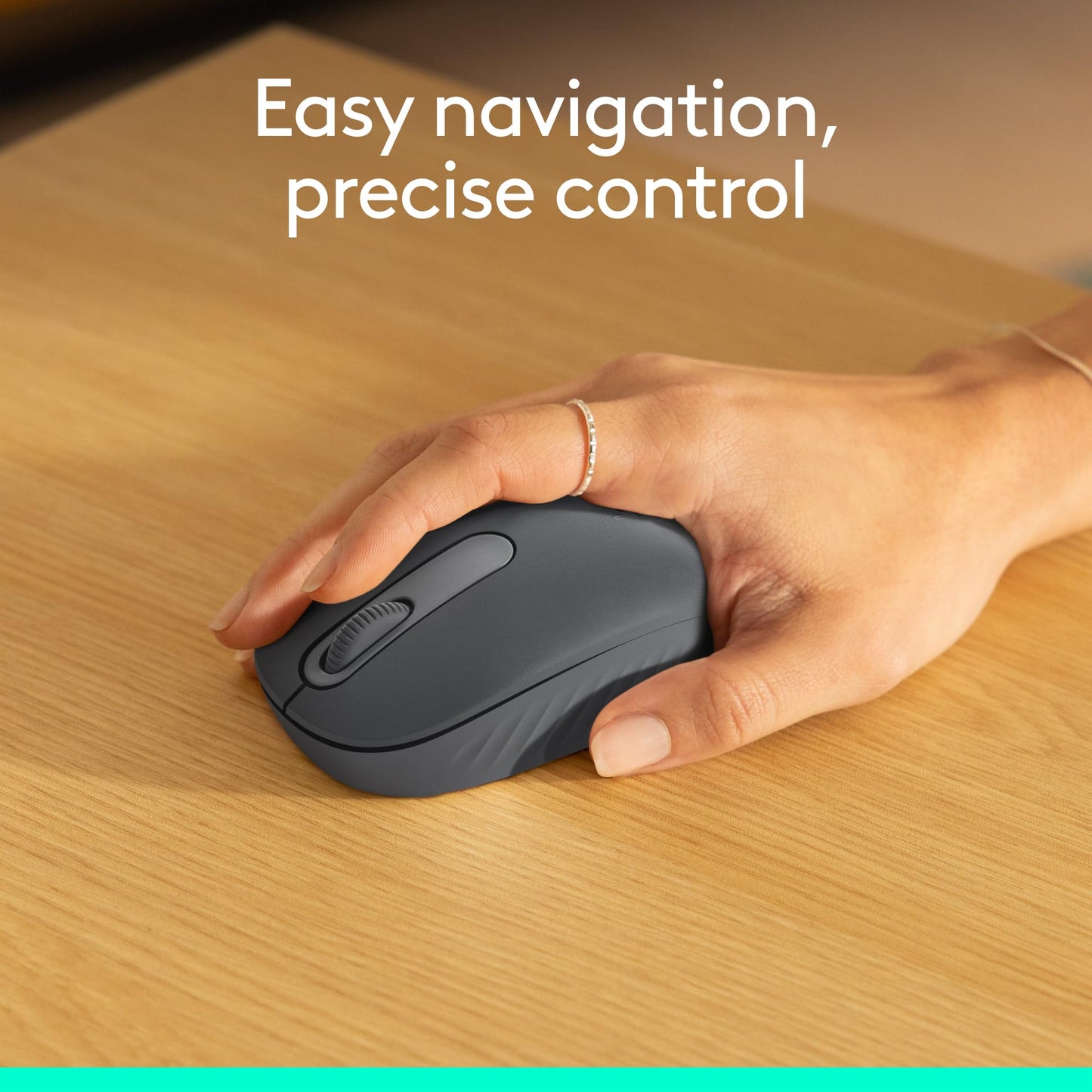 Logitech M196 Bluetooth Wireless Mouse, Compact and Portable Mouse for Laptops, Tablets and More, 12-Month Battery, Smooth Tracking, Compatible with PC and Mac, Windows and macOS - Graphite - Available at All In One Marketplace Canada