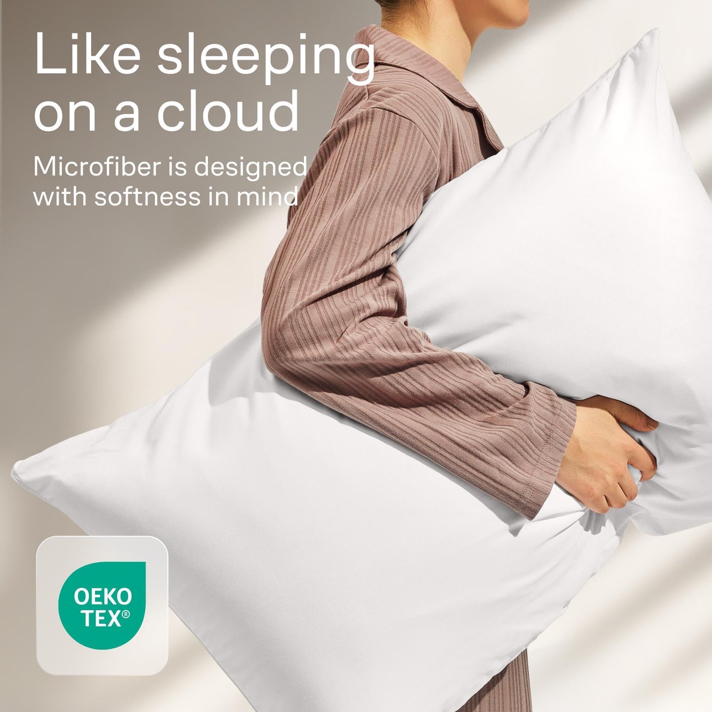 Niagara 4 Pack of Pillow Protectors with Zipper, Effective Dust Protection, Quiet, Stay in Place Pillow Covers, Breathable Case for Pillow Lifespan Extension, White (Standard) - Available at All In One Marketplace Canada