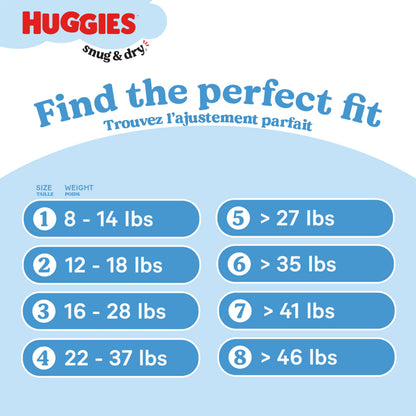 Huggies Size 2 Diapers, Snug & Dry Baby Diapers, Size 2 (12-18 lbs), 186 Count, Packaging May Vary