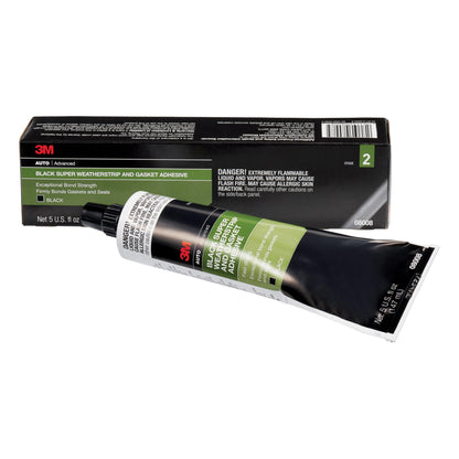 3M Super Weatherstrip and Gasket Adhesive, 5 fl oz., Forms Flexible, Waterproof Bond That Resists Vibration, Resists Oils, Solvents, Detergents and Temperature Changes For Permanent Repairs (08008) 🍁 All In One Marketplace Canada