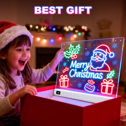 Cosmody Rechargeable LED Drawing Board,Gift for Boys Girls Ages 3+ (White) 🍁 All In One Marketplace Canada