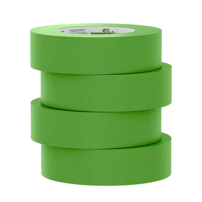 FROGTAPE Multi-Surface Painter's Tape with PAINTBLOCK, Medium Adhesion, 1.41 Inches x 60 Yards, Green, 4 Rolls (240660) Frog Tape
