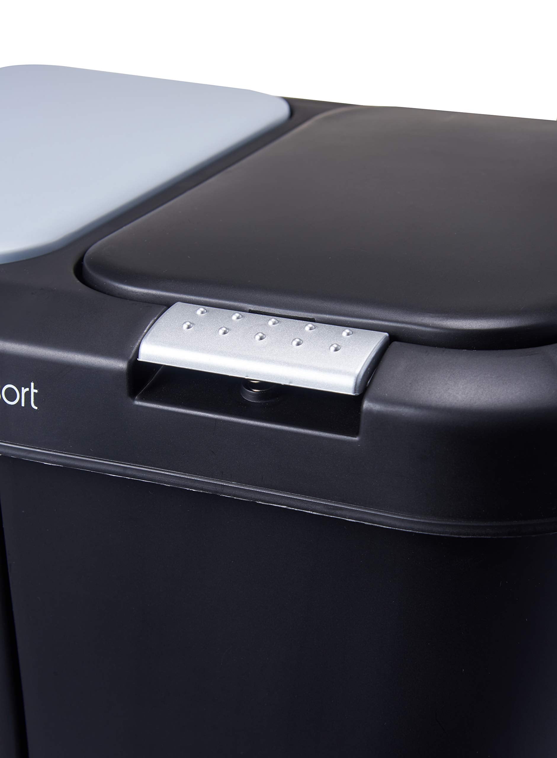 Step N’ Sort 40L Dual Compartment Recycling Bin – Slim Kitchen Waste & Recycling System (2 × 20L) Step N' Sort