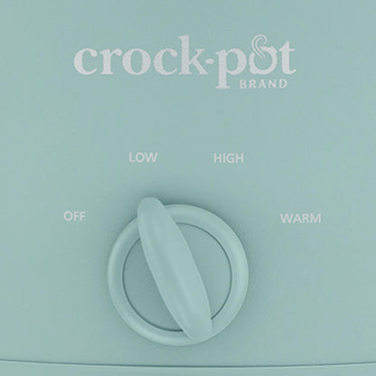 Crock-Pot Design Series 4.5-Quart Manual Slow Cooker, Ocean Fog Green Crock-Pot