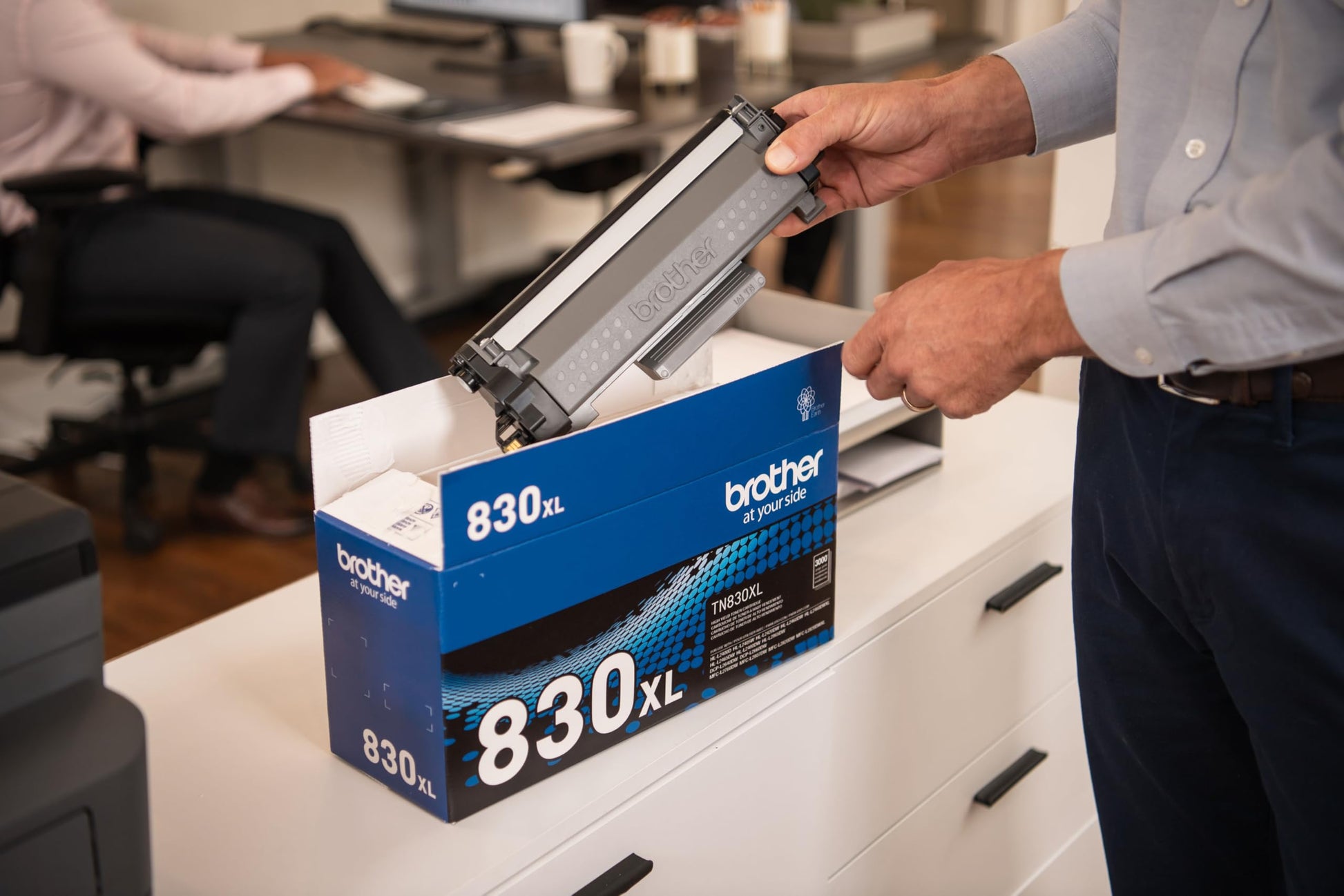 Brother Genuine TN830XL High Yield Black Toner Cartridge for 3,000 Pages