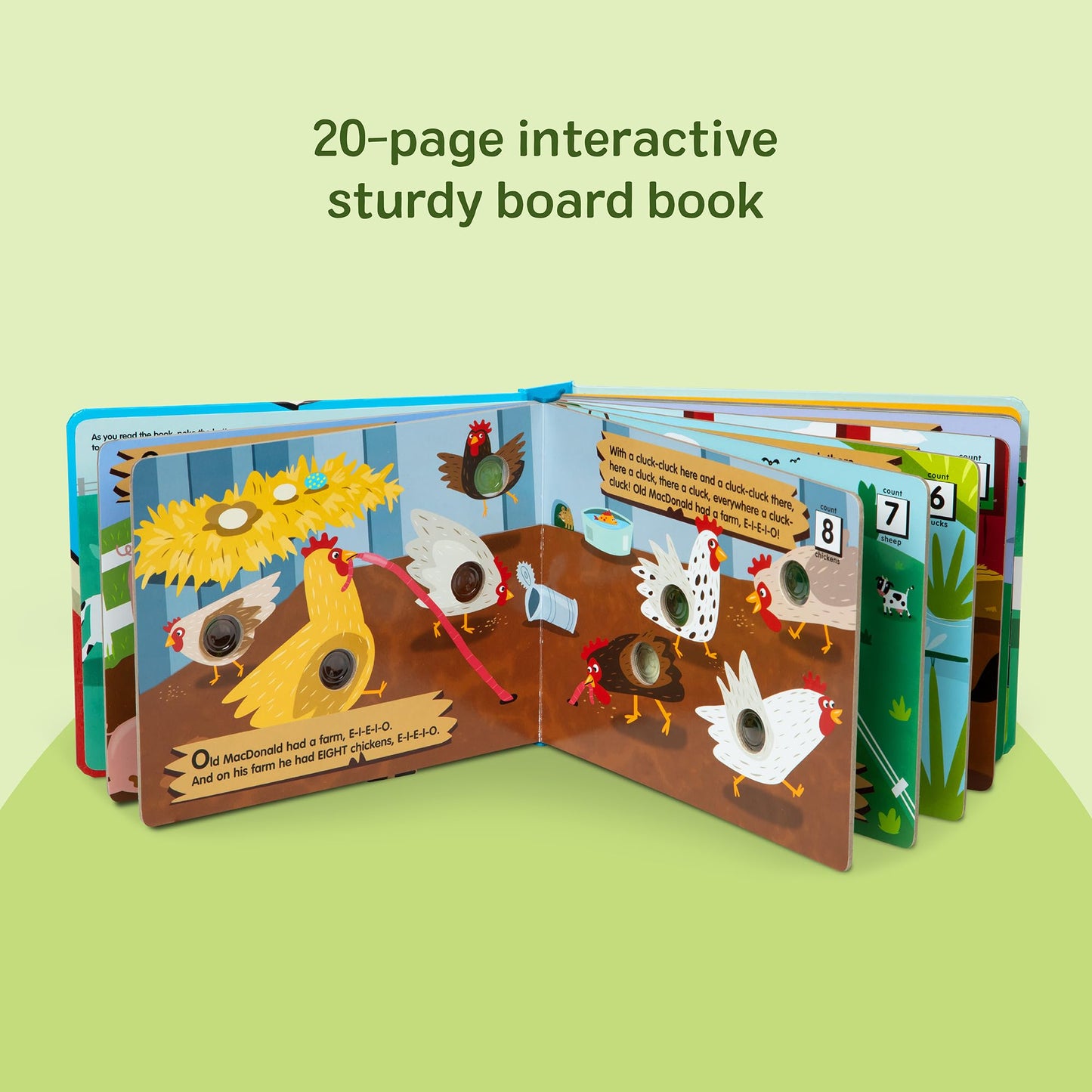 Melissa & Doug Poke-a-Dot Old MacDonald's Farm Board Book Toy Melissa & Doug