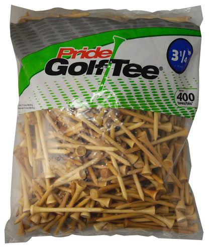 Pride Golf Tee 3-1/4-Inch Deluxe Tee, Natural, 400 count 🍁 All In One Marketplace Canada PrideSports