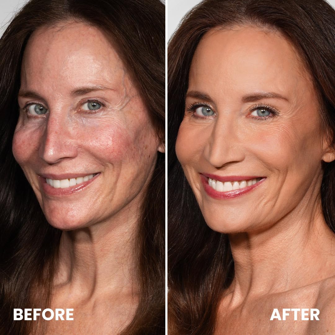 Prime Prometics Color Changing Foundation for Mature Women – Instantly Adapts to Your Skin Tone – Buildable Light-to-Medium Coverage – 12-Hour Wear – Natural Dewy Finish – Hypoallergenic - Available at All In One Marketplace Canada