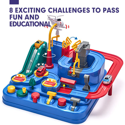 hahaland Kids Toys for 3 Year Old Boys - Car Race Track Boy Toy Age 3 4, Adventure Vehicles Toy Learning & Intelligence Educational for 3 4 5 Year Old Boy Girls Toddler Toys - Available at All In One Marketplace Canada