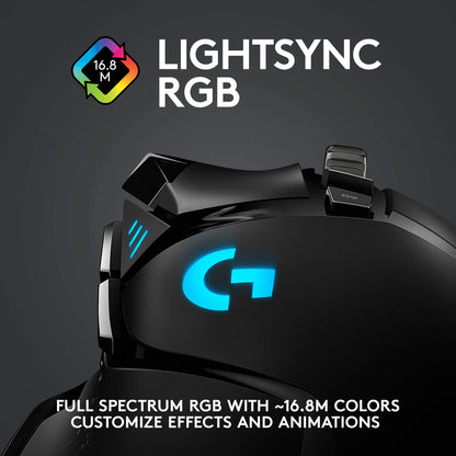 Logitech G502 Lightspeed Wireless Gaming Mouse - Black