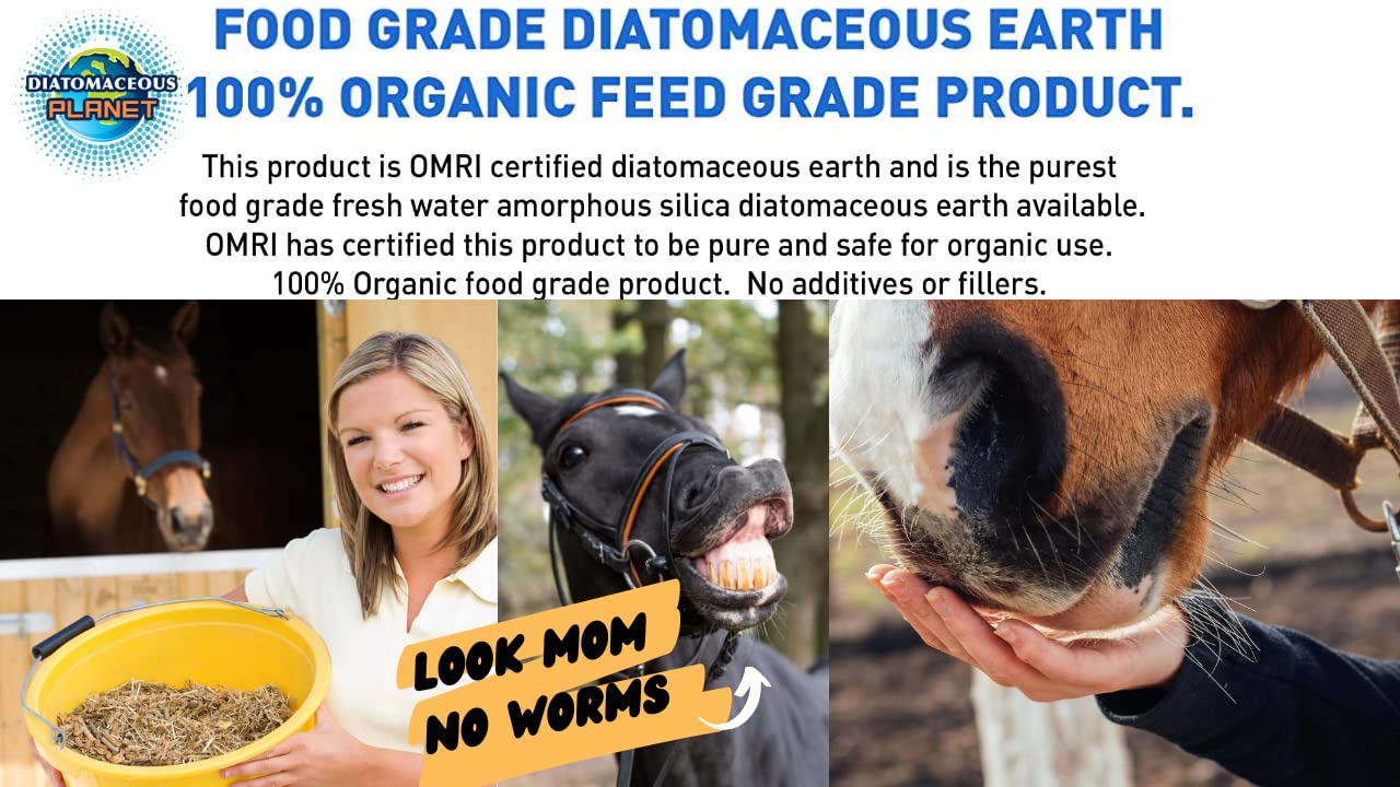 Diatomaceous Planet a Proudly Canadian Company, 2 KG / 4.4 LB All Natural, Organic Food Grade Powder, Enriched Fossil Powder by Diatomaceous Planet