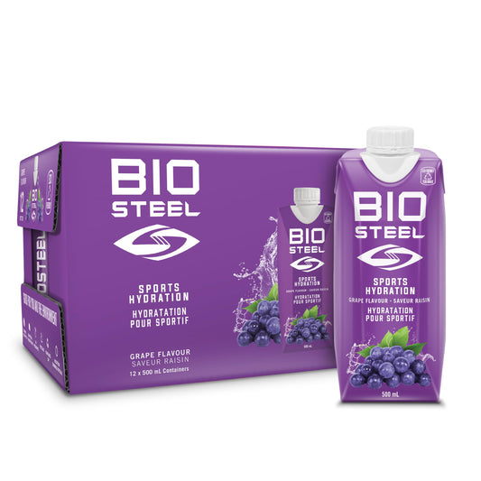 BioSteel Electrolyte Sports Drink, Grape, 12-Pack, Zero Sugar 🍁 All In One Marketplace Canada