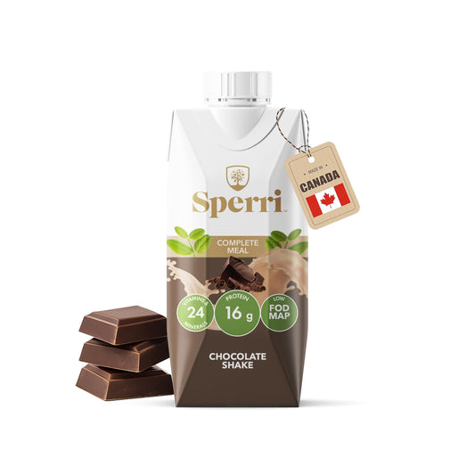 Sperri Organic Vegan Protein Shake – Plant-Based Meal Replacement with Pea & Hemp Protein, High Protein Low Sugar, Dairy Free, Gluten Free, Soy Free – Chocolate 330 mL (12 Pack)