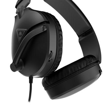 Turtle Beach Recon 70 Multiplatform Gaming Headset for PS5, PS4, Xbox Series X|S, Xbox One, PC & Mobile w/ 3.5mm Wired Connection - Flip-to-Mute Mic, 40mm Speakers, Lightweight Design, Black